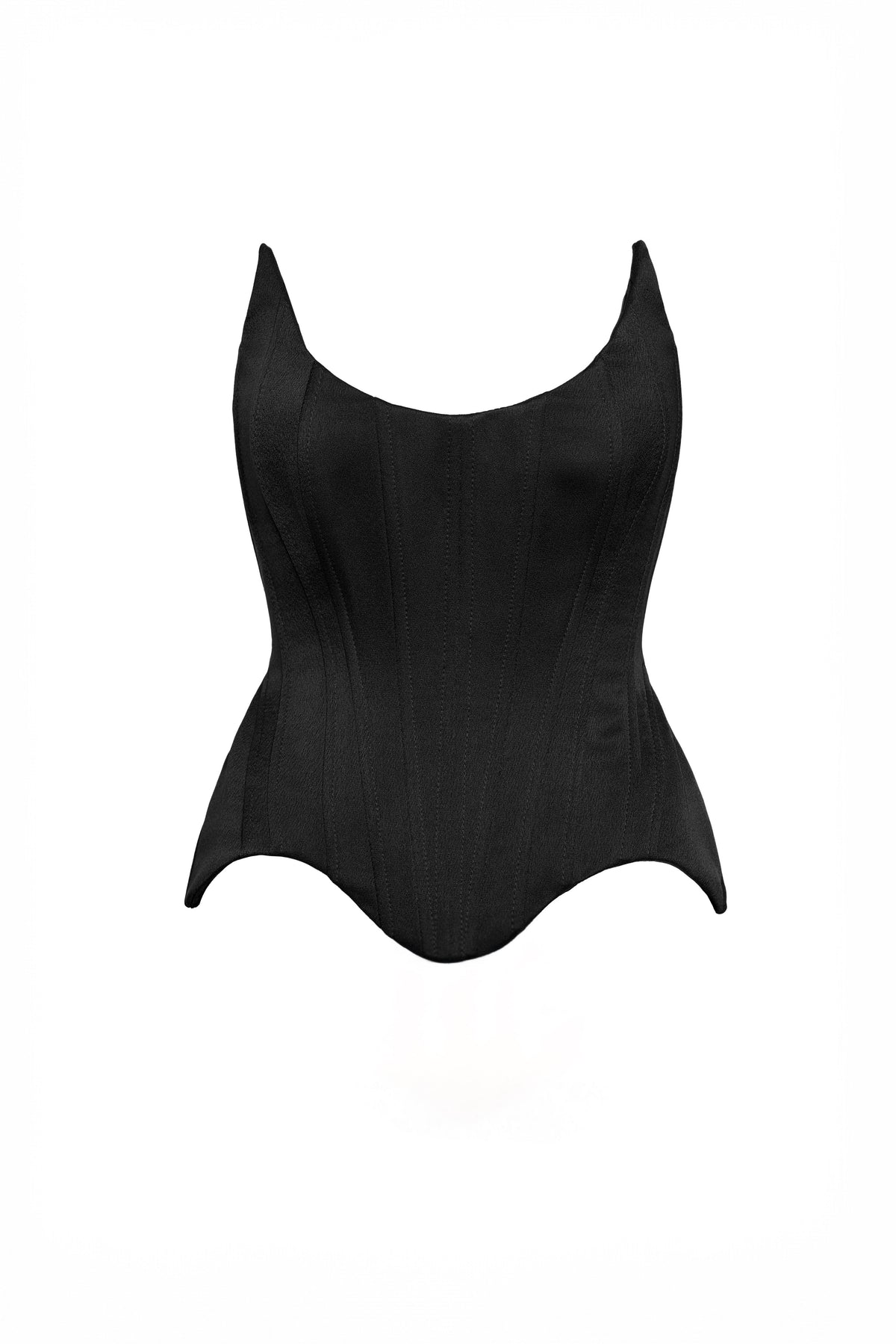 V-Neck Black Corset
